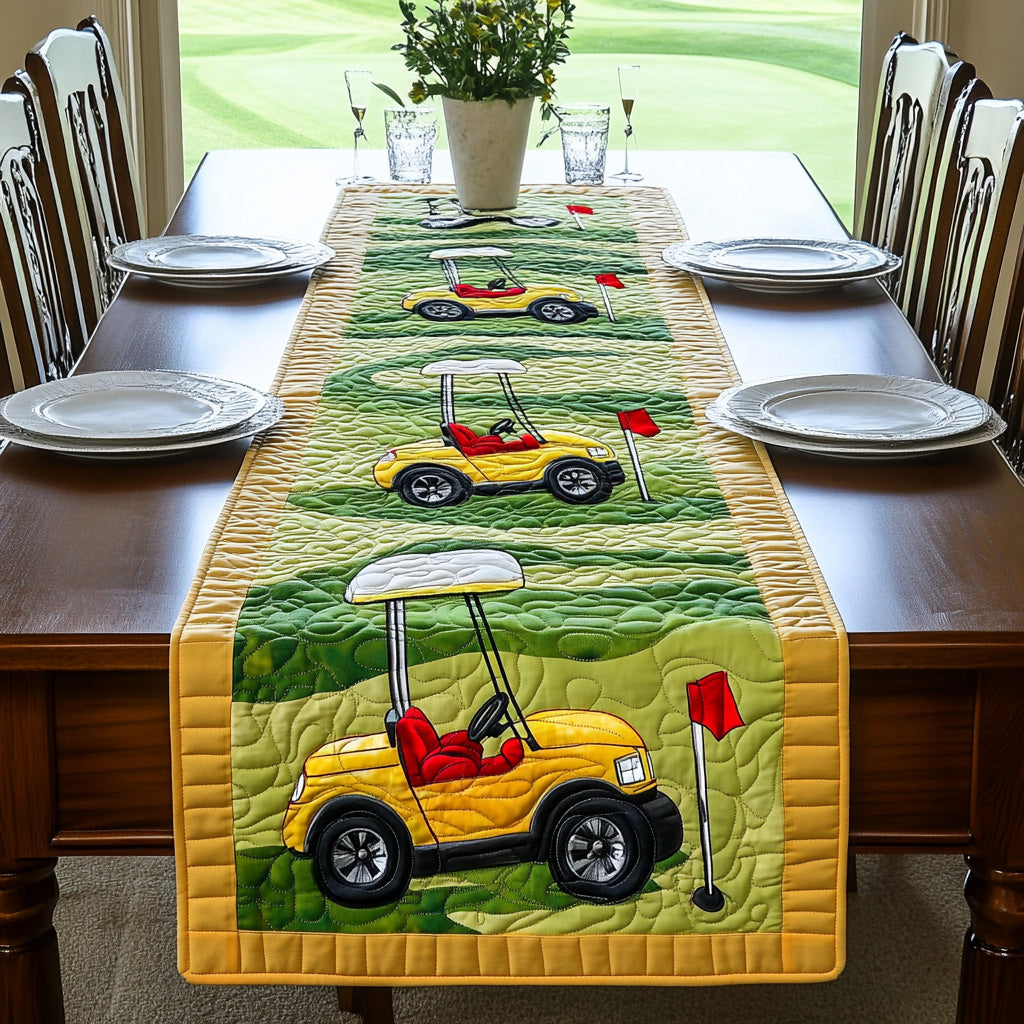 Golf Cart Quilted Table Runner GFTONT534