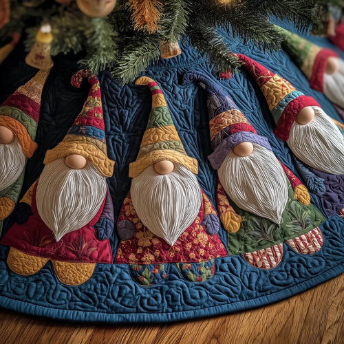 Gnome Quilted Tree Skirt GFTONT5533