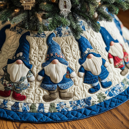 Gnome Quilted Tree Skirt GFTONT5534