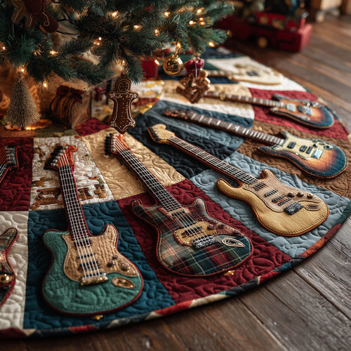 Retro Melody Quilted Tree Skirt GFTONT5592