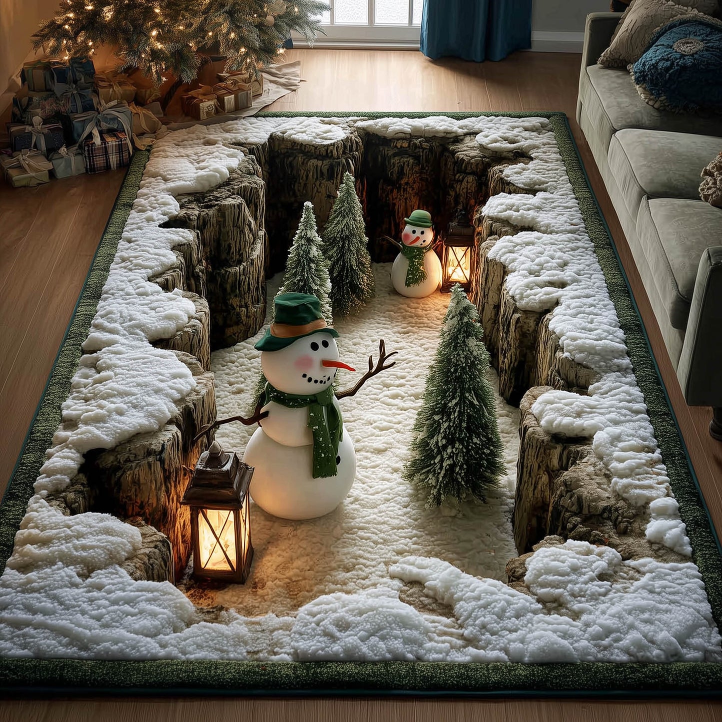 Snowman Delights Area Rug GFTONT5631