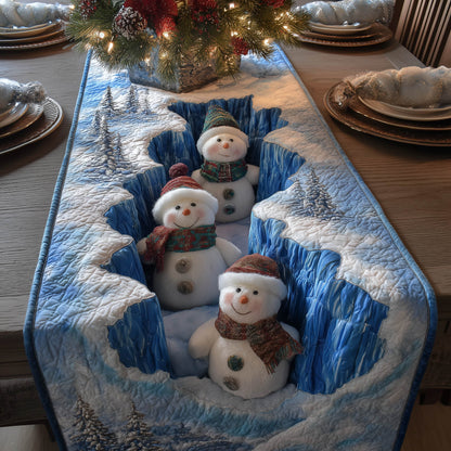 Winter Snowman Quilted Table Runner GFTONT5646