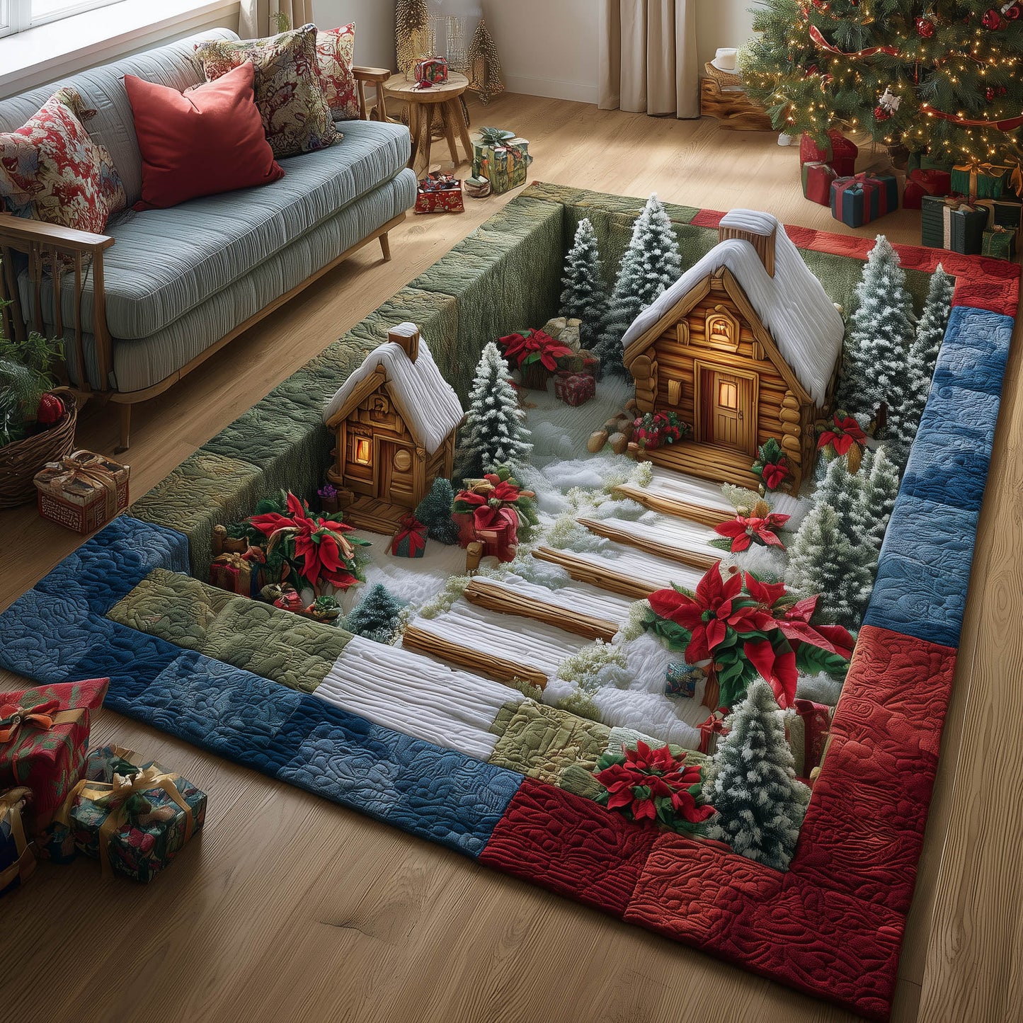 Forest Cabin Area Rug GFTONT5658