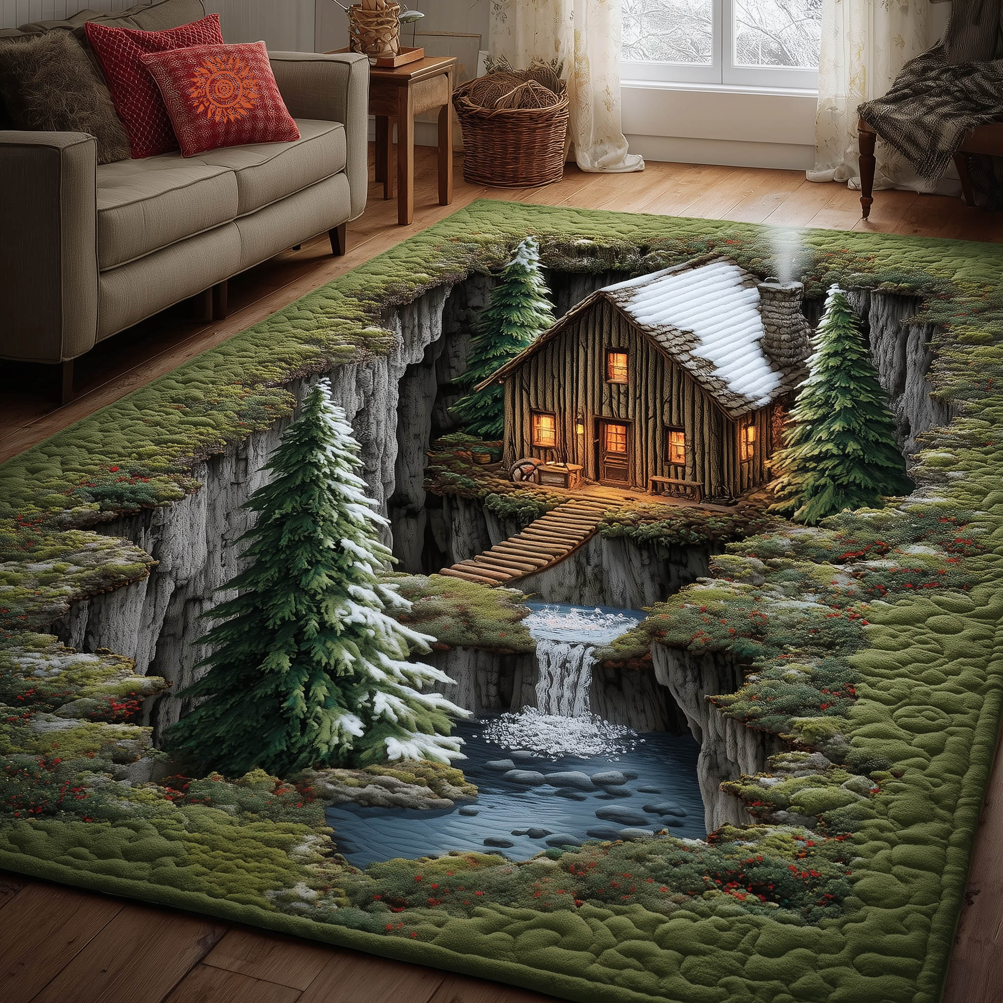 Cozy Cabin Area Rug GFTONT5661 – Willow Quilt