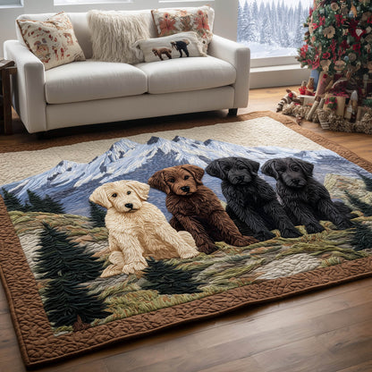 Golden Retriever Gang Area Rug GFTONT5664