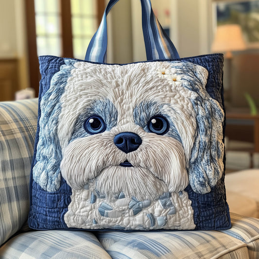 Shih Tzu Quilted Tote Bag GFTONT5667