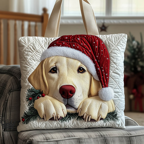 Festive Labrador Quilted Tote Bag GFTONT5674