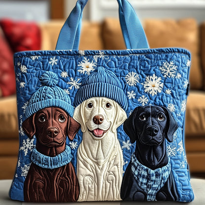 Adorable Labrador Quilted Tote Bag GFTONT5676