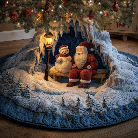 Santa Best Friend Quilted Tree Skirt GFTONT5681