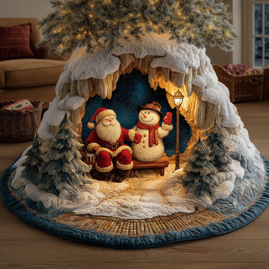 Christmas Duo Quilted Tree Skirt GFTONT5684