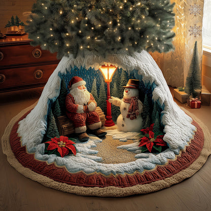 Christmas Duo Quilted Tree Skirt GFTONT5685