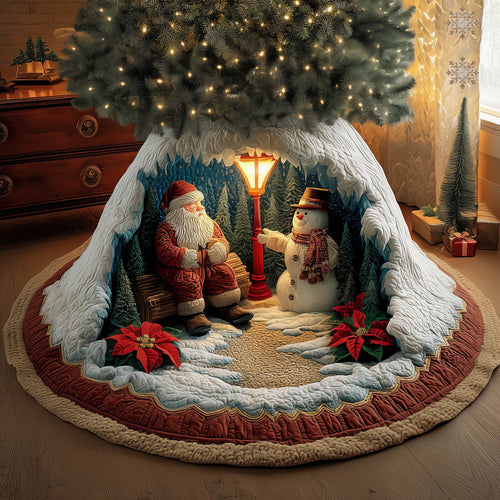 Christmas Duo Quilted Tree Skirt GFTONT5685