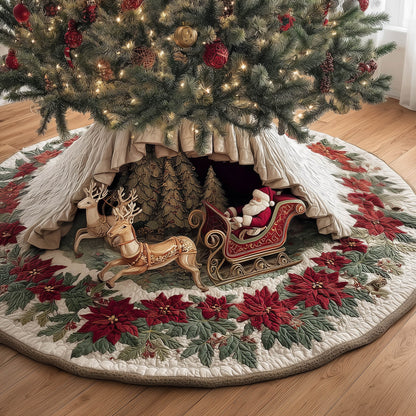 Santa Crew Quilted Tree Skirt GFTONT5687