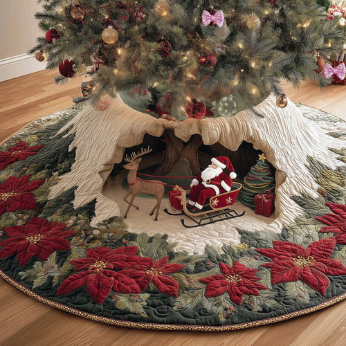 Santa Crew Quilted Tree Skirt GFTONT5688