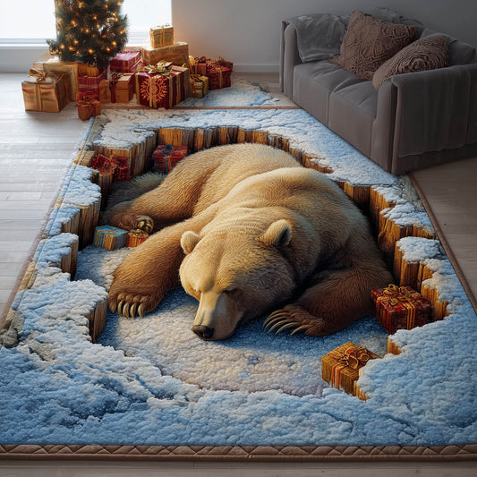 Brown Bear Area Rug GFTONT5694