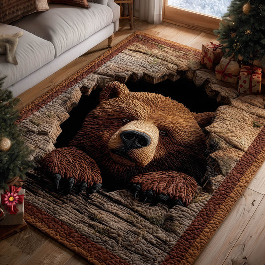 Brown Bear Area Rug GFTONT5695