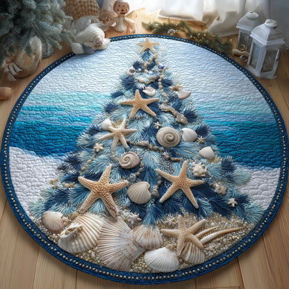 Oceanic Evergreen Quilted Round Mat GFTONT5701