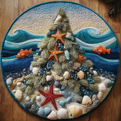 Oceanic Evergreen Quilted Round Mat GFTONT5702