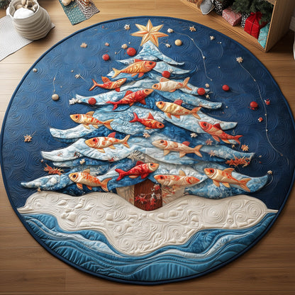 Abyssal Christmas Quilted Round Mat GFTONT5705