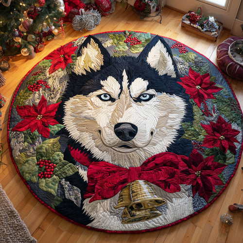 Delightful Husky Quilted Round Mat GFTONT5710