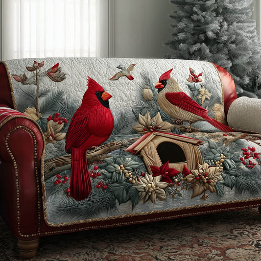 Cardinal Nest Quilted Sofa Cover GFTONT5715