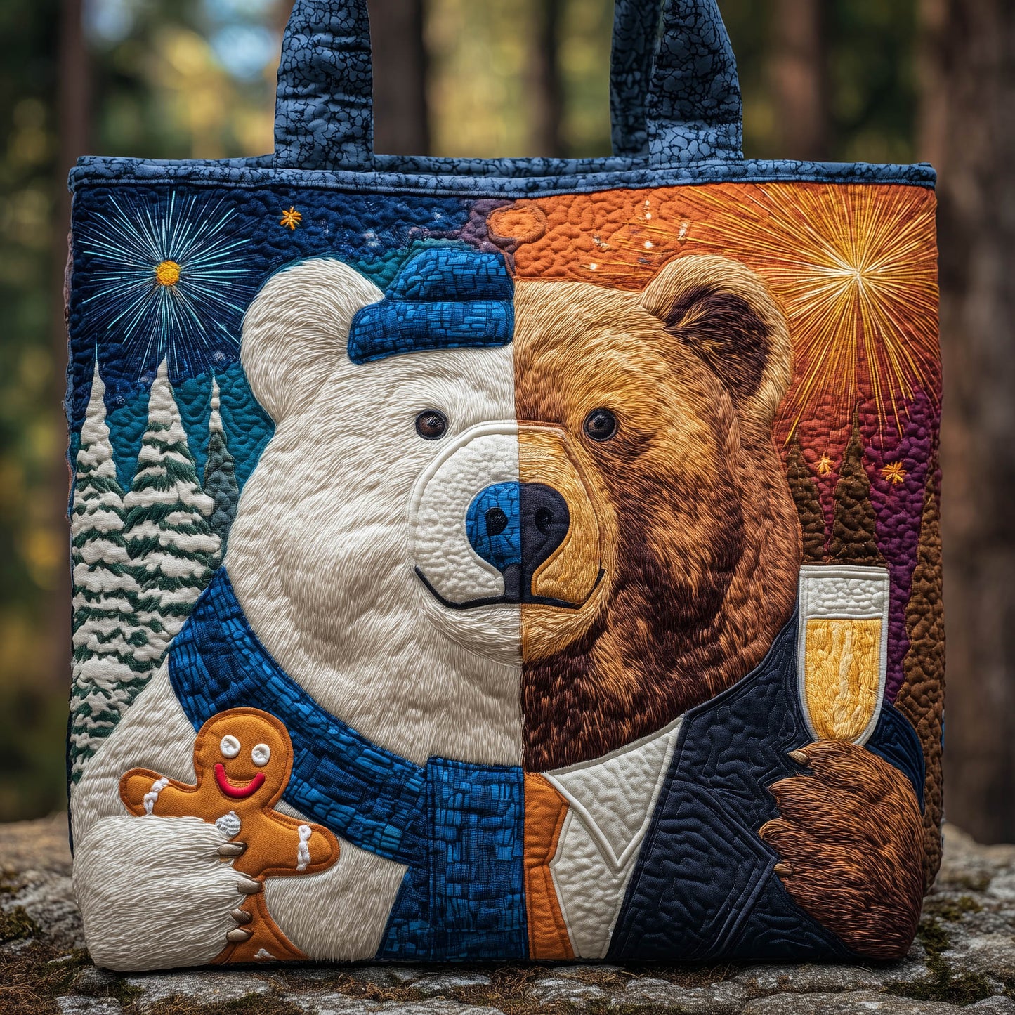 Pawfect Holidays Quilted Tote Bag GFTONT5729