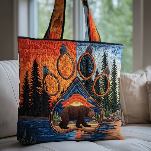 Bear Life Quilted Tote Bag GFTONT5732