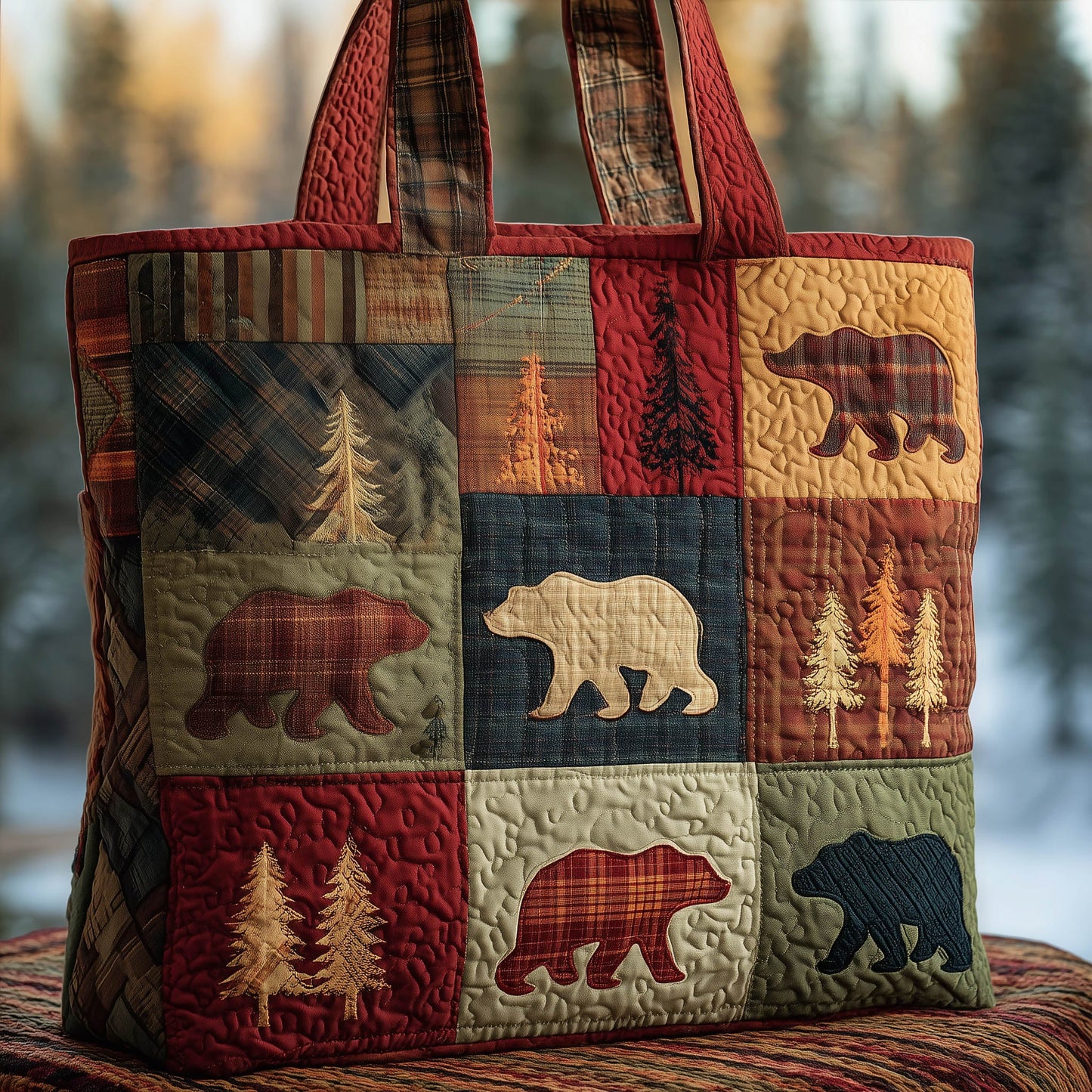 Wildlife Wanderer Quilted Tote Bag GFTONT5735