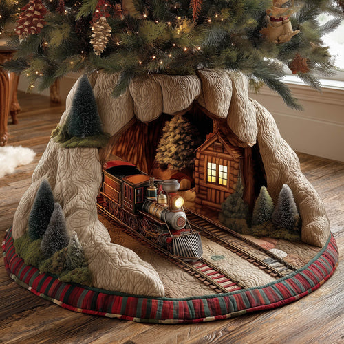 Cabin Station Quilted Tree Skirt GFTONT5757