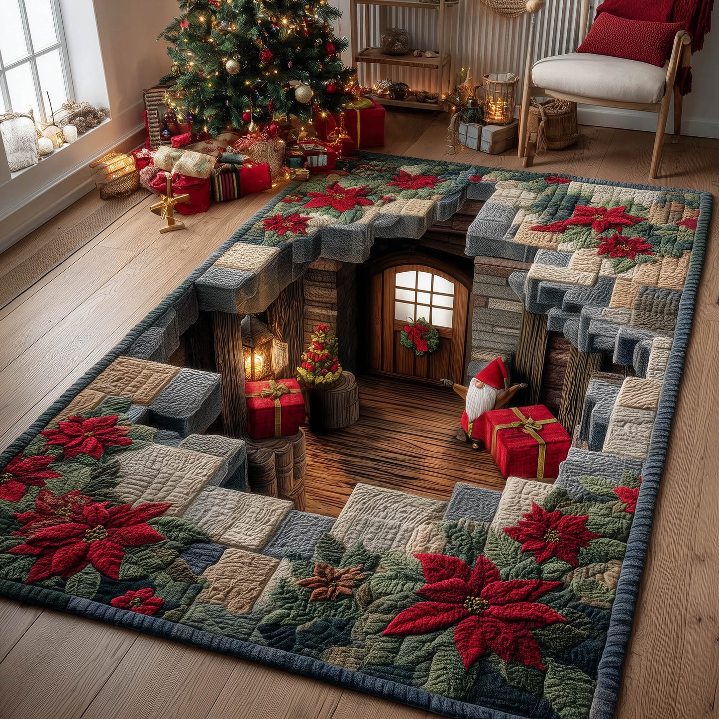 Gnome Secret Chamber Area Rug GFTONT5761