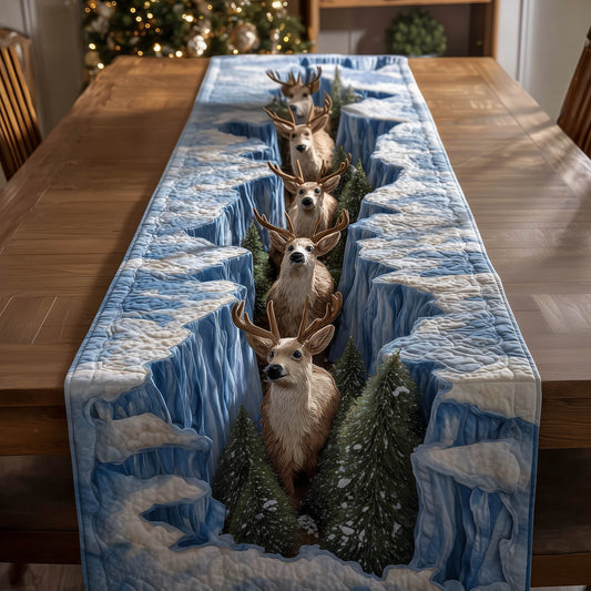 Winter Deer Quilted Table Runner GFTONT5765
