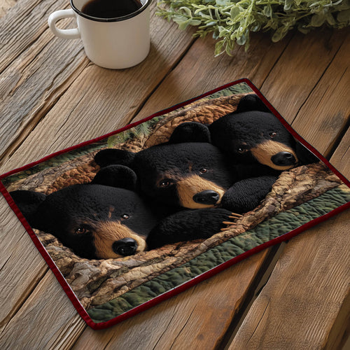 Bear Family Quilted Place Mat GFTONT5856