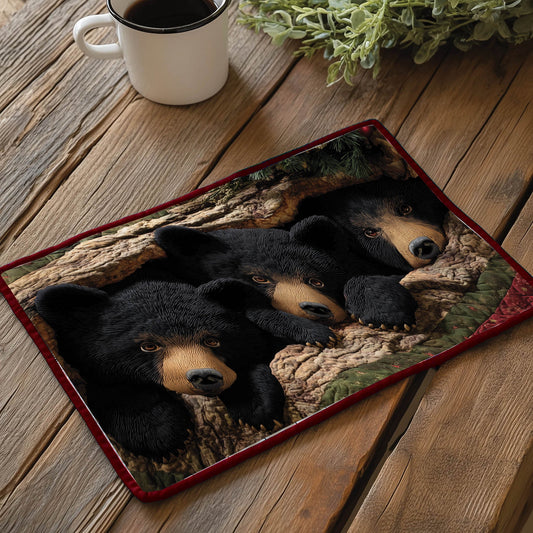 Bear Family Quilted Place Mat GFTONT5857