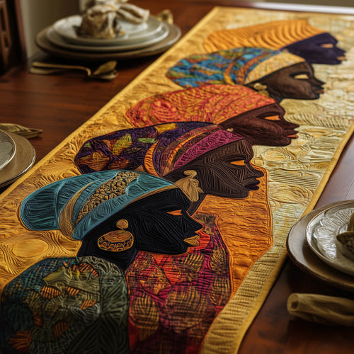 Melanin Quilted Table Runner GFTONT5943