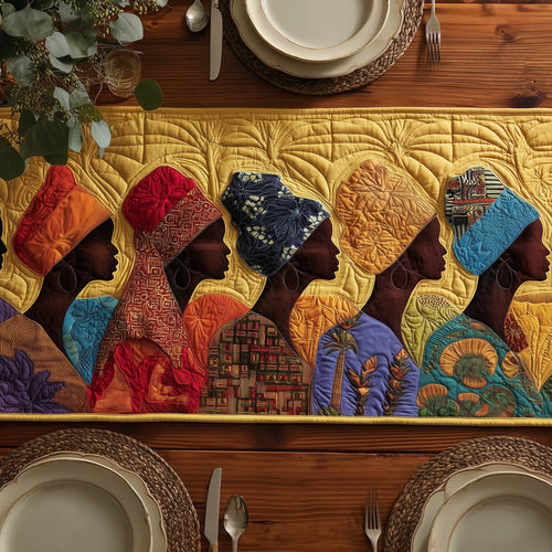 Melanin Quilted Table Runner GFTONT5944