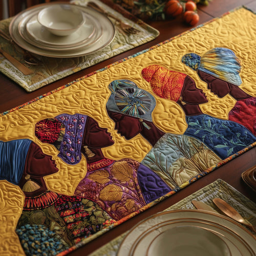 Melanin Quilted Table Runner GFTONT5945