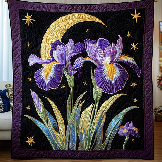 Elegant Iris Quilted Blanket GFTONT5997
