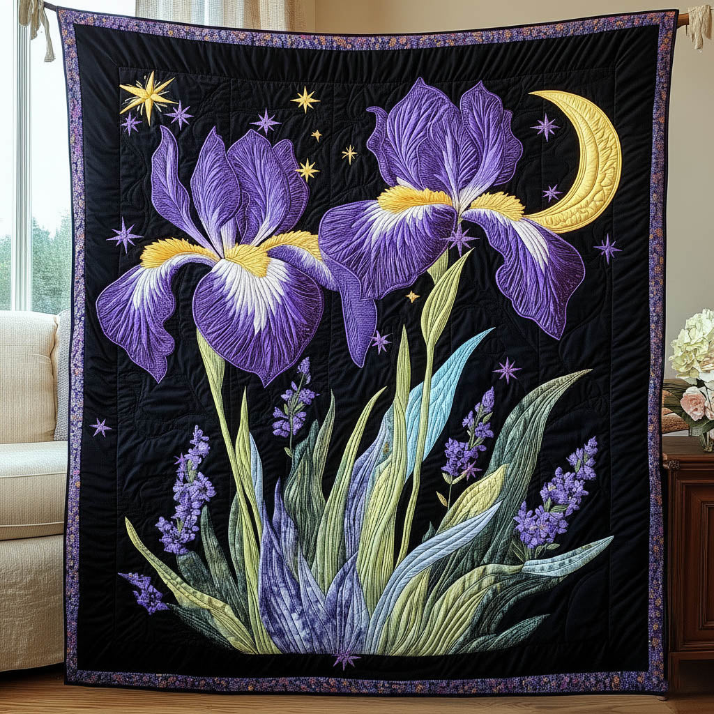 Blossom Iris Quilted Blanket GFTONT5998