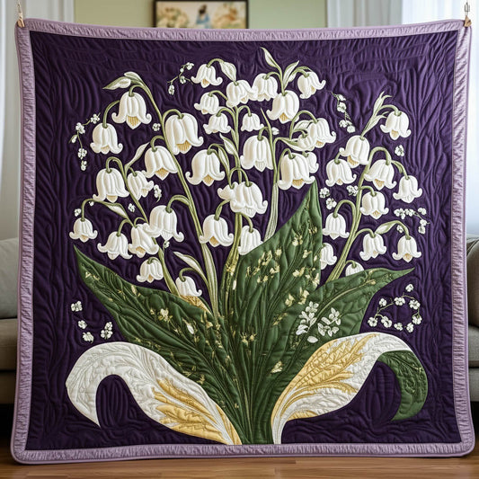 Lily of the Valley Quilted Blanket GFTONT6002