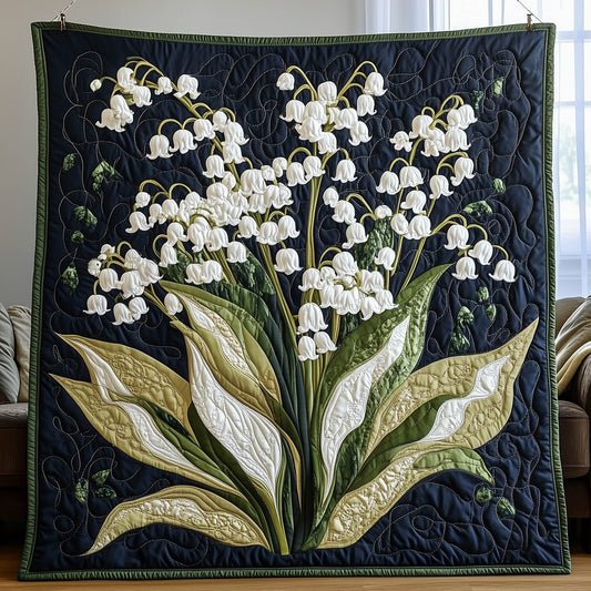 Lily of the Valley Quilted Blanket GFTONT6003