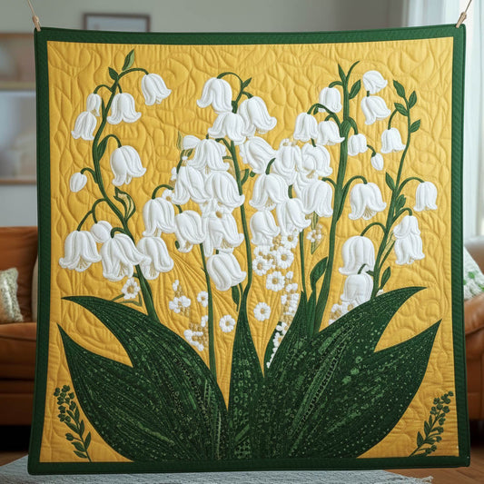 Lily of the Valley Quilted Blanket GFTONT6005