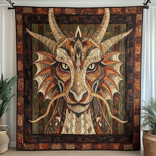 Golden Dragon Quilted Blanket GFTONT6056
