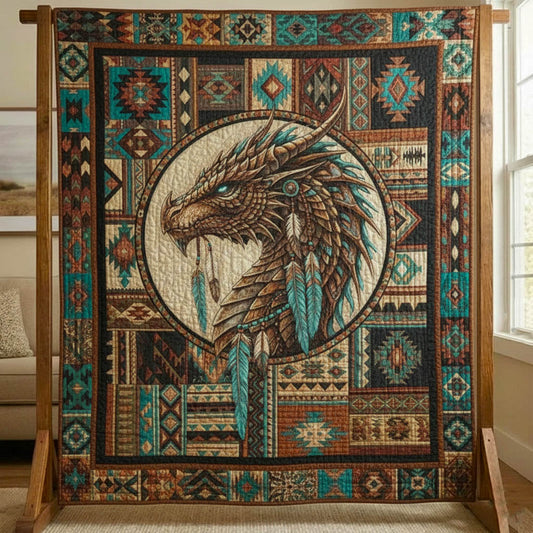 Native Dragon Quilted Blanket GFTONT6063