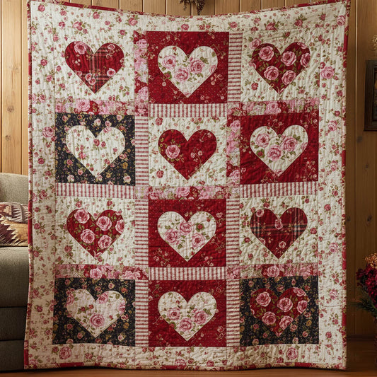 Rustic Heart Quilted Blanket GFTONT6067