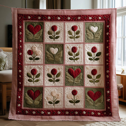 Valentine Stamps Quilted Blanket GFTONT6069