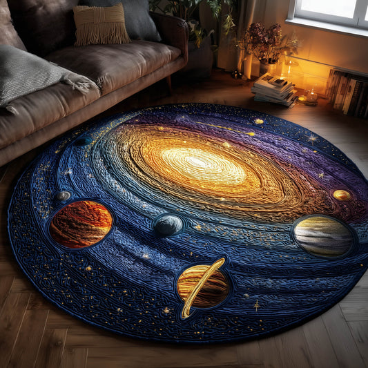 Midnight Cosmos Quilted Round Mat GFTONT6159