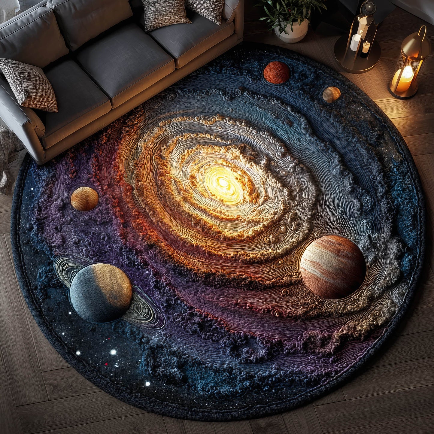 Planetopia Quilted Round Mat GFTONT6160