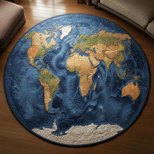 Globescape Quilted Round Mat GFTONT6163