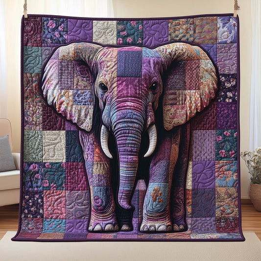Majestic Elephant Quilted Blanket GFTONT6180
