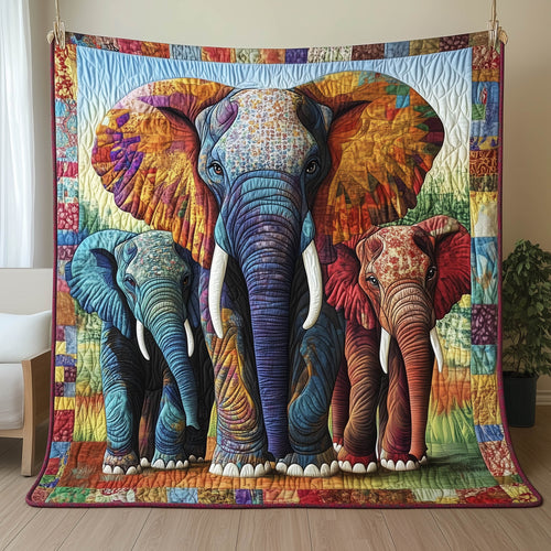 Majestic Elephant Quilted Blanket GFTONT6182